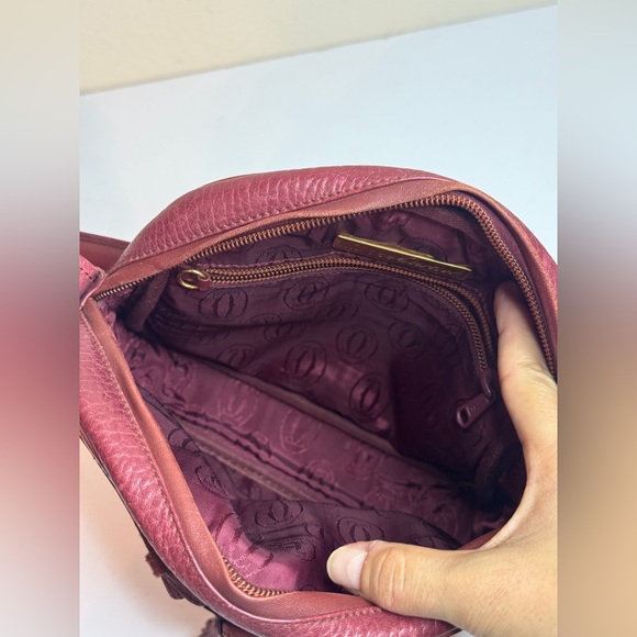 Vintage Cartier Must de Cartier Burgundy Leather Shoulder Bag - Picture 12 of 13